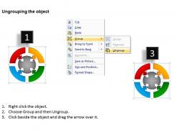 32549744 style division pie-puzzle 4 piece powerpoint template diagram graphic slide