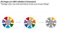 3d round chart 7 stages powerpoint slides and ppt templates 0412