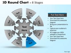 3d round chart 8 stages templates 4