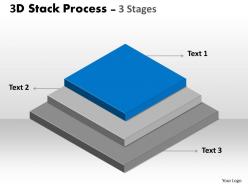 3d stack process with 3 stages 9