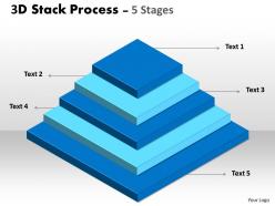 3D Stack Process With 5 stages