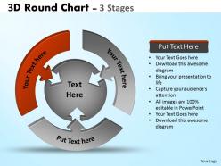 3d stages diagram ppt templates 4