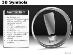 3d symbols powerpoint presentation slides db