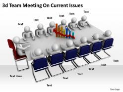 3d Team Meeting On Current Issues Ppt Graphics Icons Powerpoint
