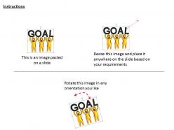 3d team working for common goal ppt graphics icons powerpoint