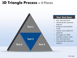 3d triangle process 4 pieces