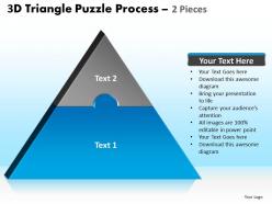 66589275 style puzzles triangular 1 piece powerpoint presentation diagram infographic slide