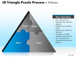 86740200 style puzzles triangular 1 piece powerpoint presentation diagram infographic slide