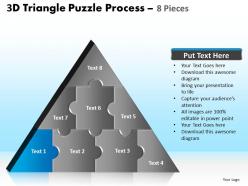 11807897 style puzzles triangular 1 piece powerpoint presentation diagram infographic slide