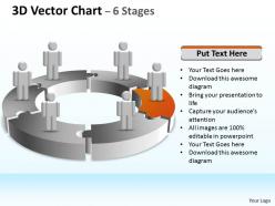 3d vector chart 6 stages