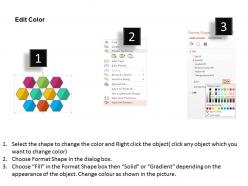 36186915 style cluster hexagonal 10 piece powerpoint presentation diagram template slide
