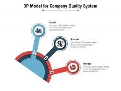 3p model for company quality system