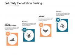 3rd party penetration testing ppt powerpoint presentation model outline cpb