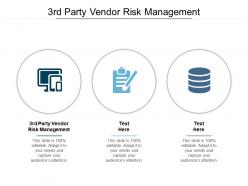 3rd party vendor risk management ppt powerpoint presentation icon slide download cpb
