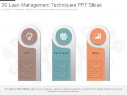 3s lean management techniques ppt slides