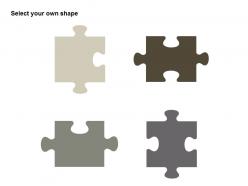 42 pieces 7x6 rectangular jigsaw puzzle matrix powerpoint templates 0812