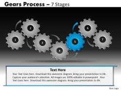 43 gears process 7 stages style 1 powerpoint slides and ppt
