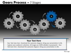 43 gears process 7 stages style 1 powerpoint slides and ppt