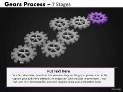 44 gears process 7 stages style 2 powerpoint