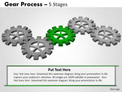 50882922 style variety 1 gears 5 piece powerpoint presentation diagram infographic slide