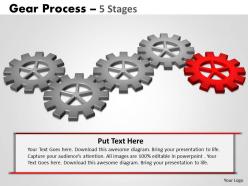 50882922 style variety 1 gears 5 piece powerpoint presentation diagram infographic slide