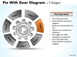 45806982 style variety 1 gears 7 piece powerpoint presentation diagram infographic slide