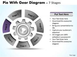 45806982 style variety 1 gears 7 piece powerpoint presentation diagram infographic slide