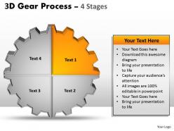 4 3d gear process 4 stages style
