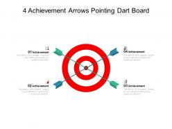4 Achievement Arrows Pointing Dart Board