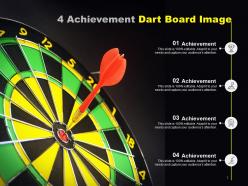4 achievement dart board image