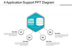 4 application support ppt diagram