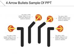 4 Arrow Bullets Sample Of Ppt