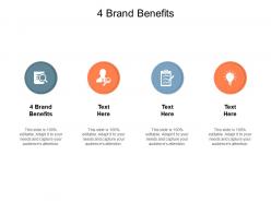 4 brand benefits ppt powerpoint presentation icon example file cpb