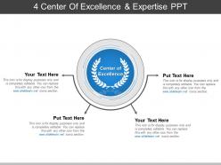 4 center of excellence and expertise ppt