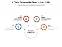 4 circle commercial transactions slide