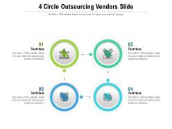 4 circle outsourcing vendors slide