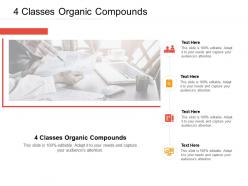 4 classes organic compounds ppt powerpoint presentation ideas elements cpb