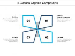 4 classes organic compounds ppt powerpoint presentation outline format cpb