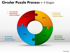 4 components circular puzzle process