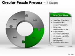 4 components diagram circular puzzle process 8