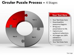 4 components diagram circular puzzle process 8