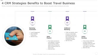 4 CRM Strategies Benefits To Boost Travel Business