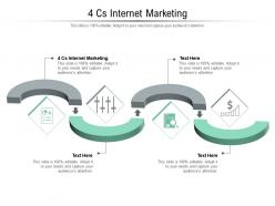 4 cs internet marketing ppt powerpoint presentation infographics maker cpb