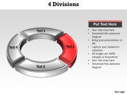 4 divisions powerpoint slides templates infographics images 1121