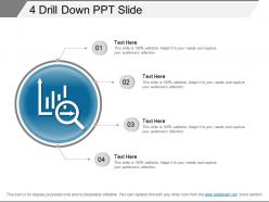 4 drill down ppt slide
