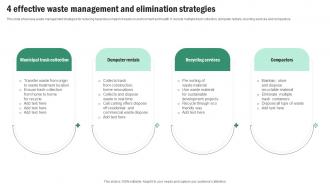 4 Effective Waste Management And Elimination Strategies