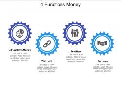 4 functions money ppt powerpoint presentation summary example cpb