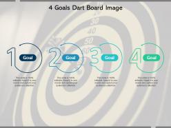 4 goals dart board image