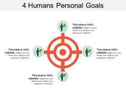 4 humans personal goals