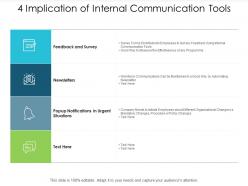 4 Implication Of Internal Communication Tools